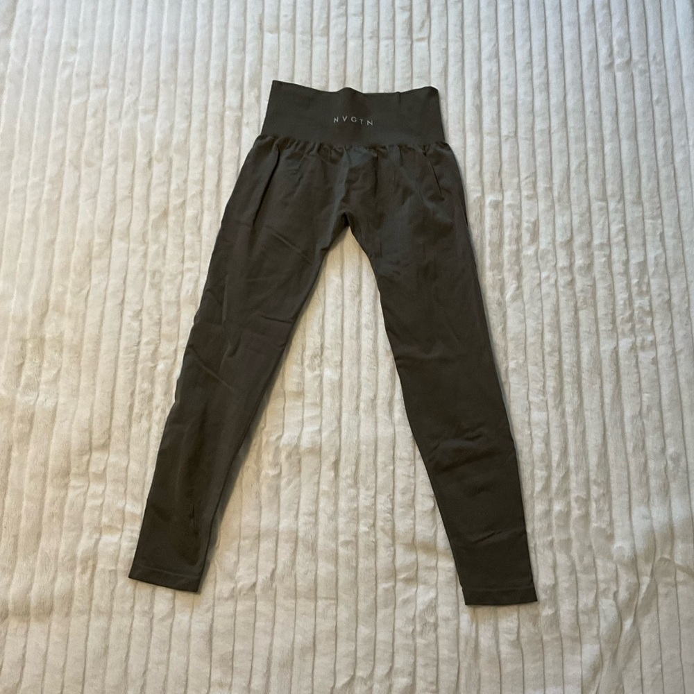 NVGTN Olive green leggings.